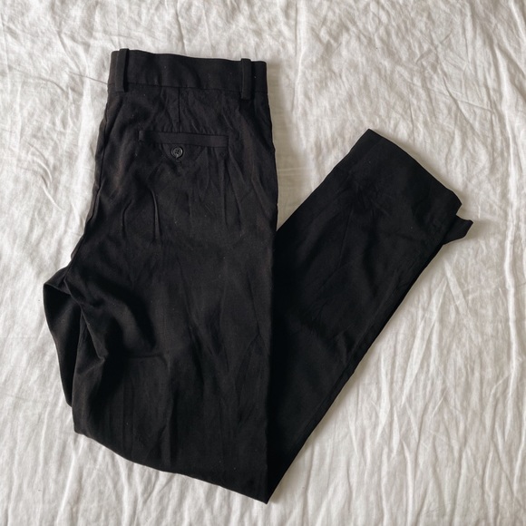 COS / Tailored Black Wool Trousers / Size 10 - Picture 5 of 6